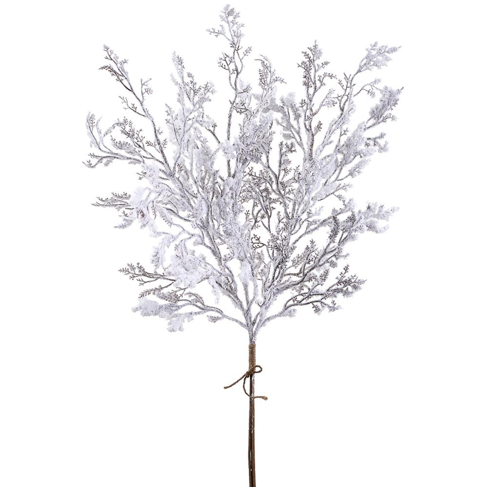 29.5" Snowed Twig Bundle White - Burlap and Bling Decor