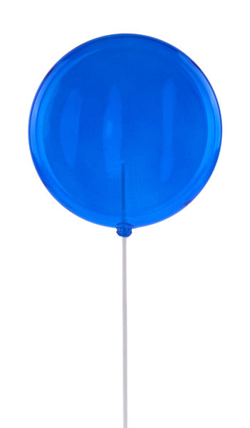 150MM LOLLIPOP W/STICK, 13.75"OAL CLEAR ROYAL BLUE - Burlap and Bling Decor