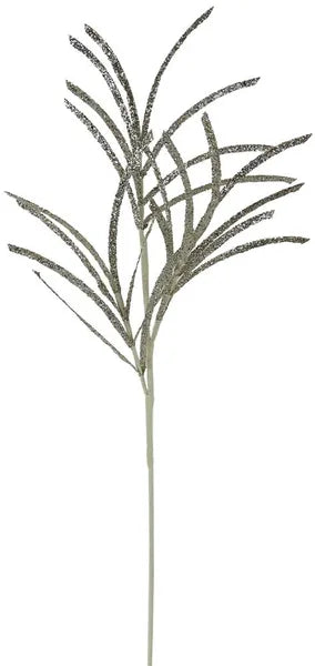 31"L GLITTERED,PAPER GRASS SPRAY CHAMPAGNE