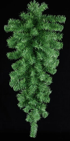 30" PINE TEARDROP GREEN - Burlap and Bling Decor