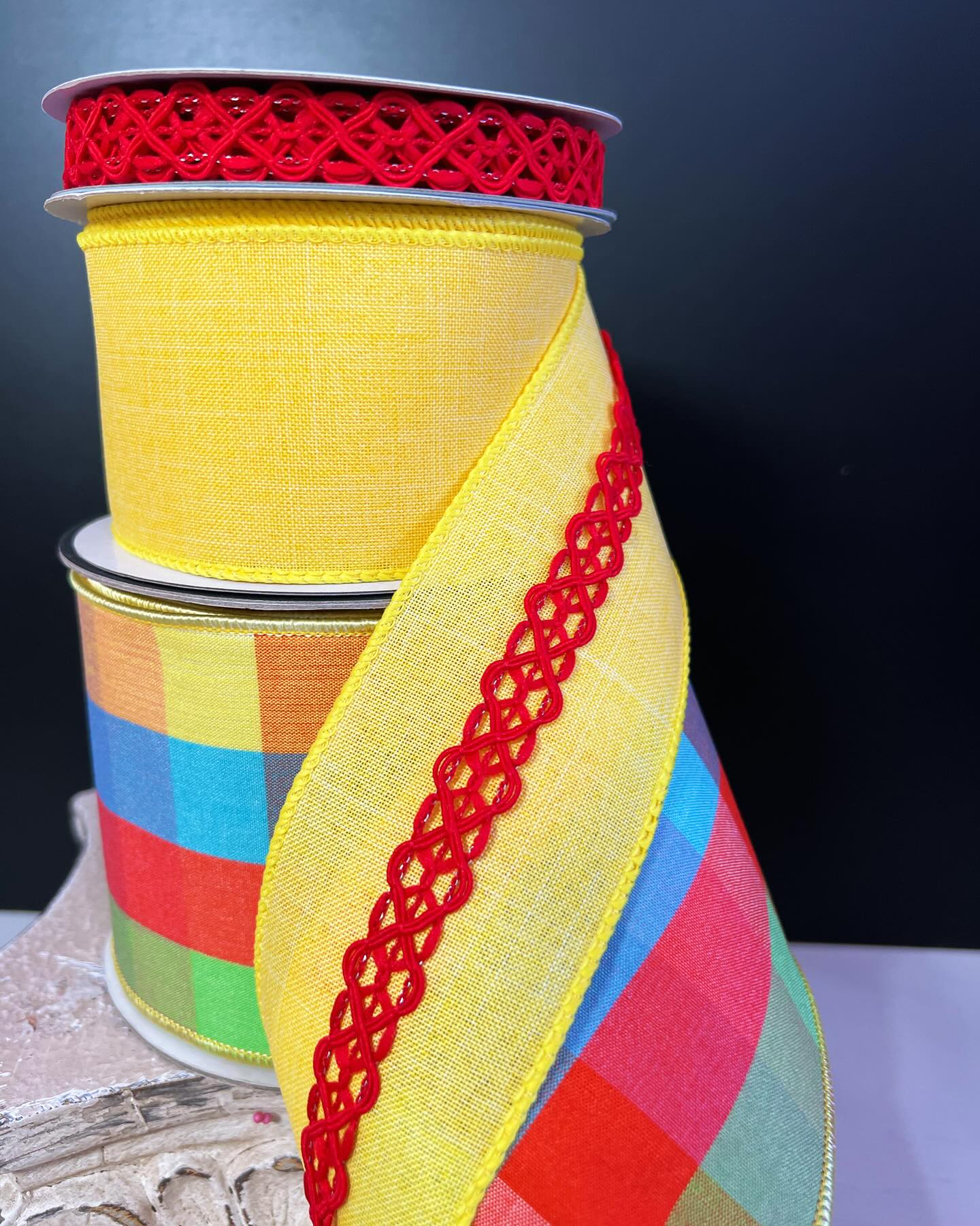 Wreath, Wired, & Crafting Ribbons | Burlap and Bling Decor