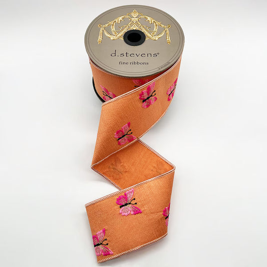 2 Butterfly Ribbons Designer Ribbon | Free Shipping On $150+ Orders | Burlap and Bling ...