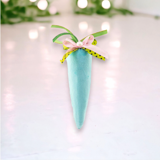 Teal Carrot w/Ribbon