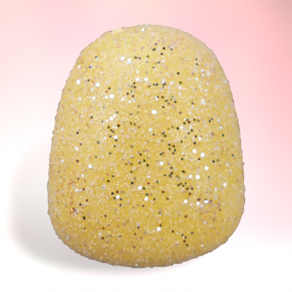 9" Yellow Gumdrop - Burlap and Bling Decor
