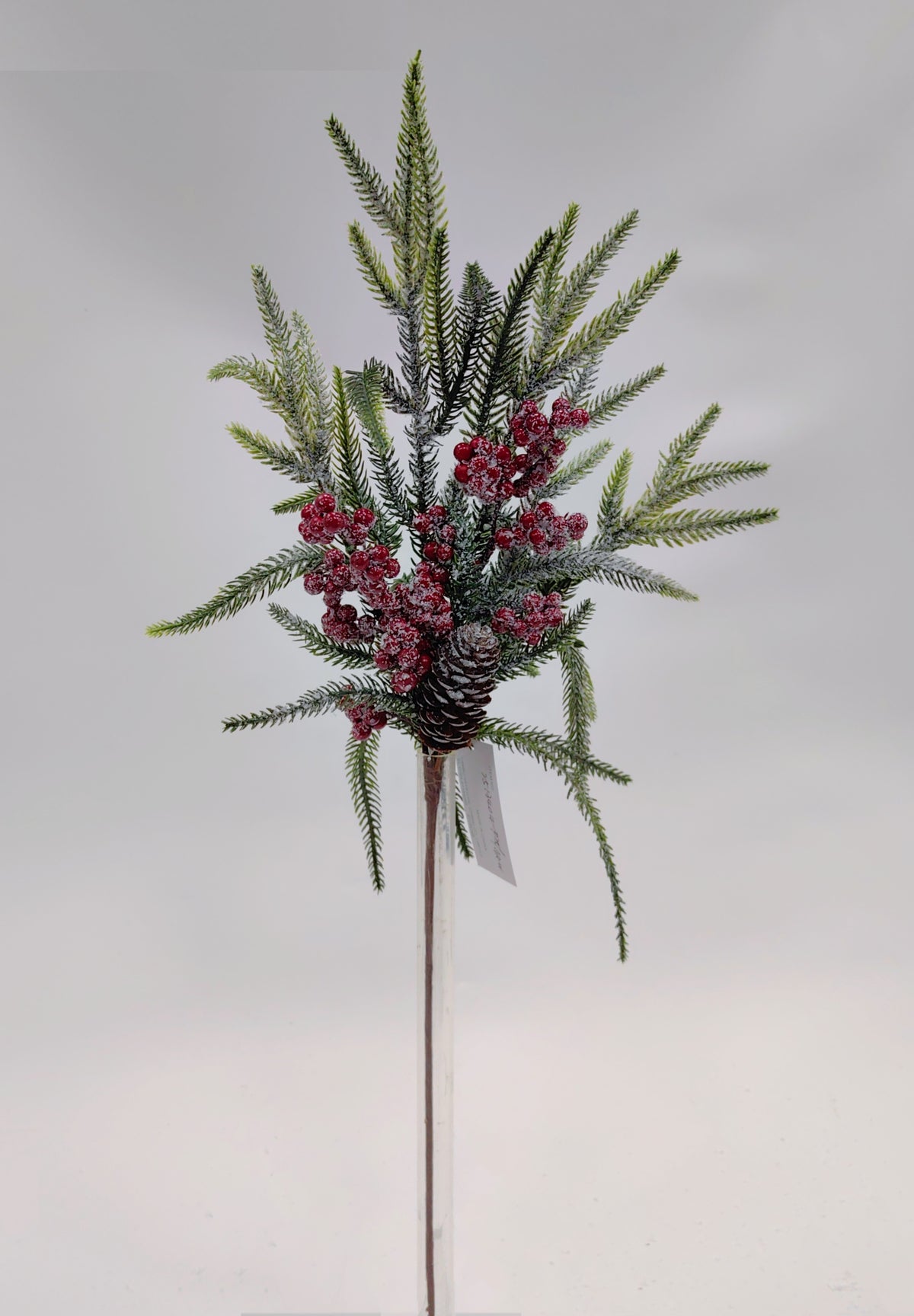 25" PINE BERRY CONE SPRAY W