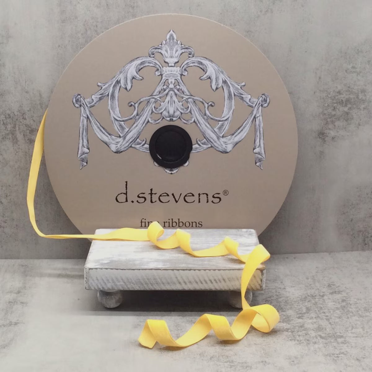 5/8“ X 20YDS VOSS VELVET, GOLDEN YELLOW RIBBON - Burlap and Bling Decor