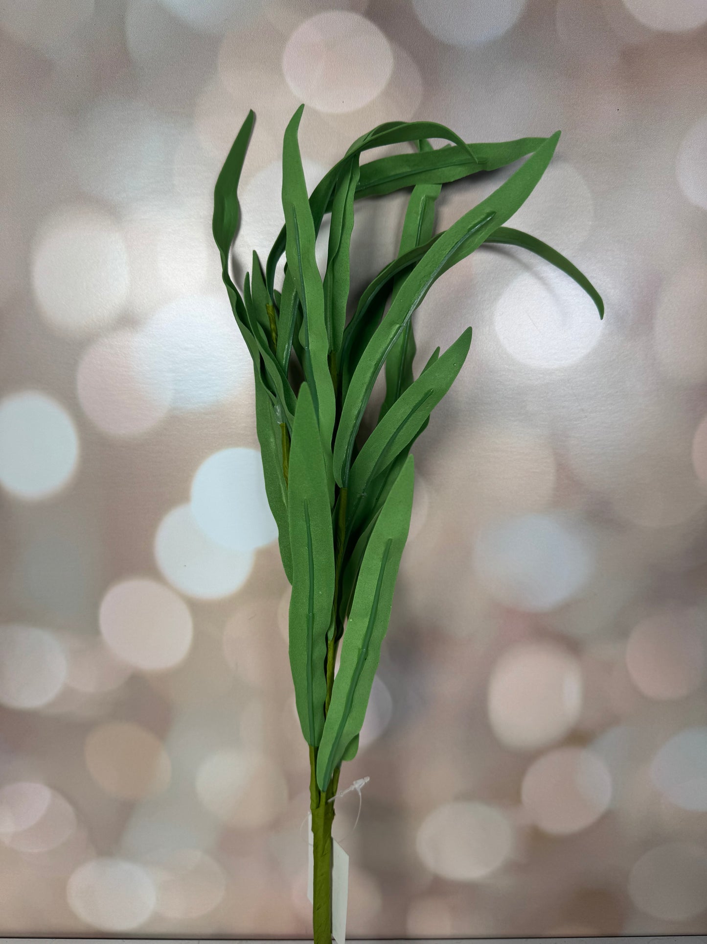 18in Green Willow Leaves Pick