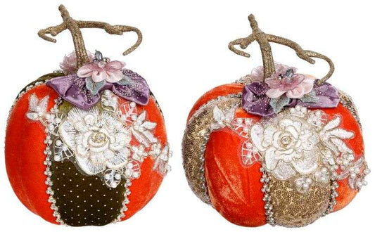 ELEGANT PUMPKIN Choose Small 7" or Tall 7.5"