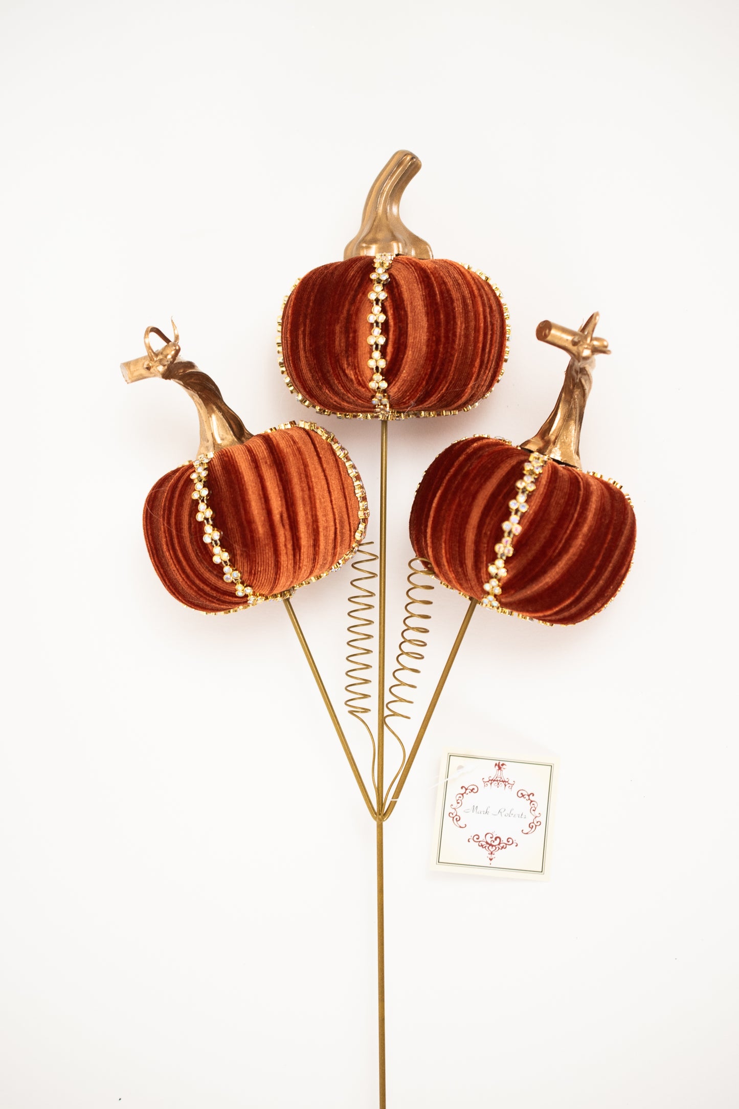 PUMPKIN SPRAY, COPPER 22'' - Burlap and Bling Decor
