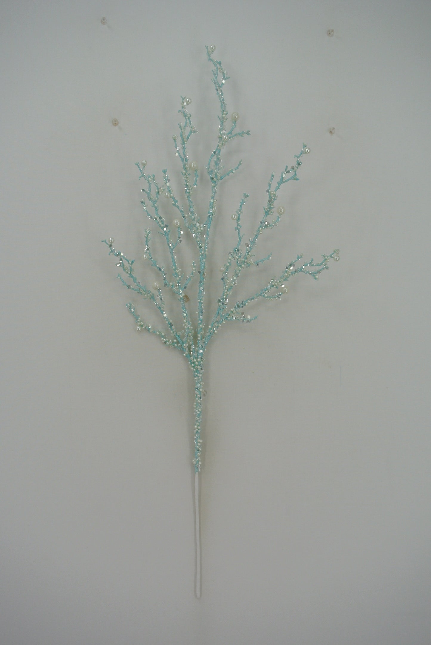 BLUE ICED PEARL TWIG SPRAY