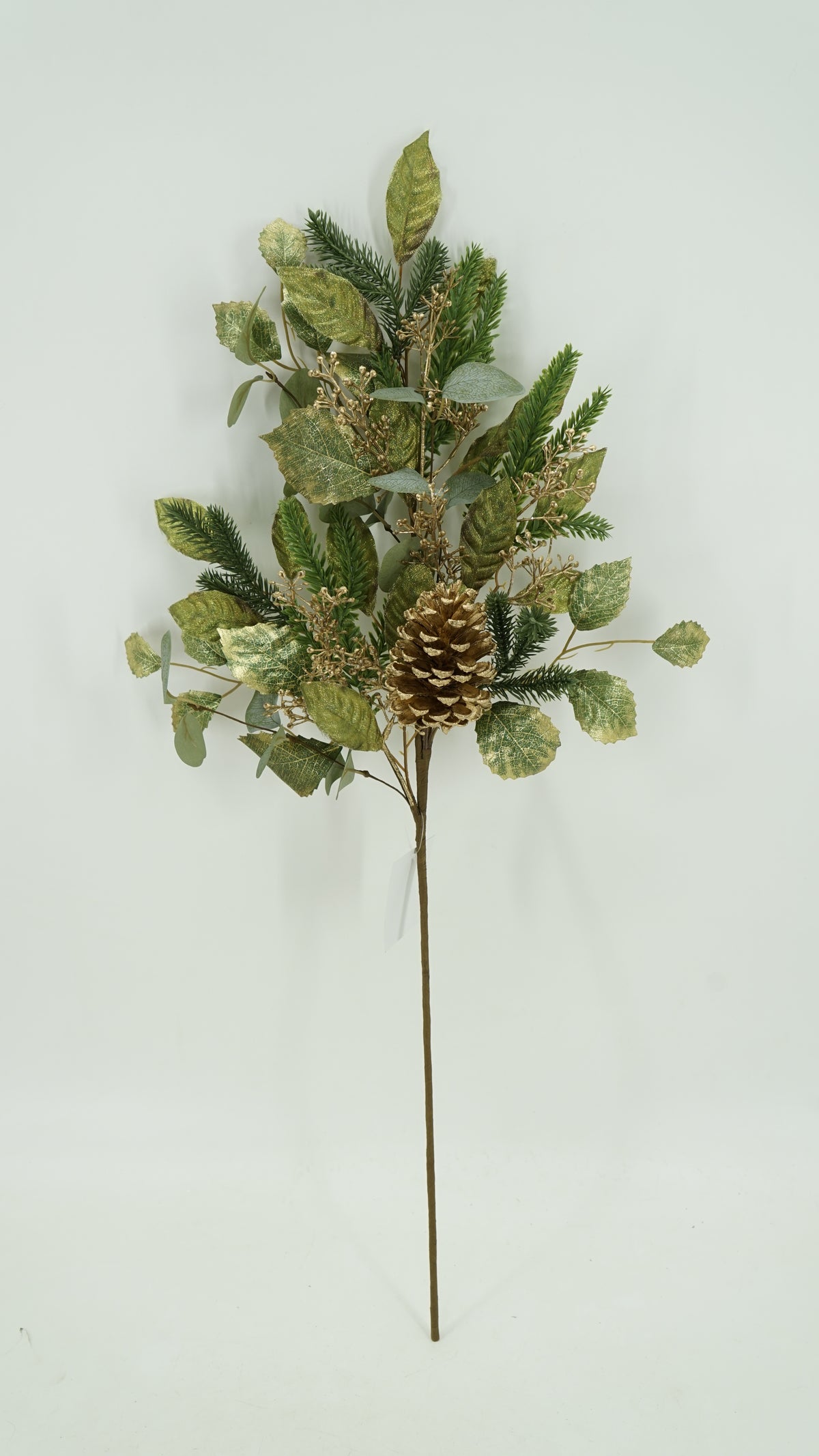 32" MIXED LEAF PINE PINECONE