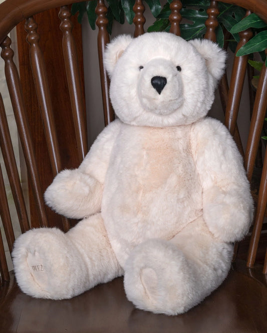 Jointer Bear, 22"- Vanilla Cream - Burlap and Bling Decor