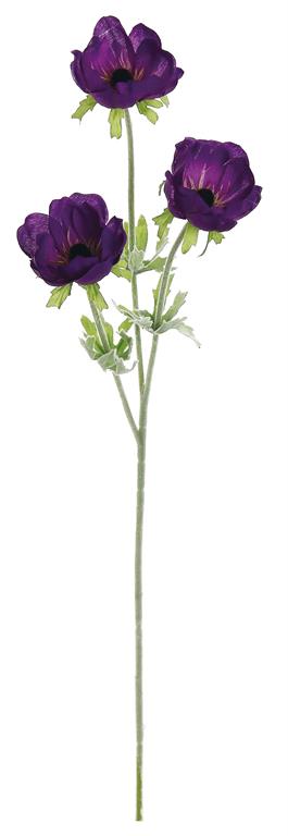 ANEMONE 24" PURPLE - Burlap and Bling Decor