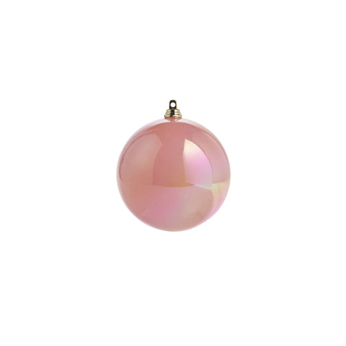 4" Iridescent Pink Ball Ornament - Burlap and Bling Decor