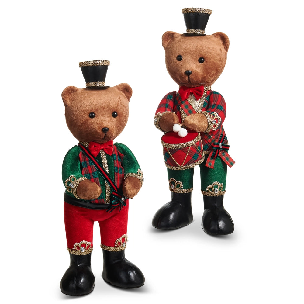 23.5" Marching Bear Choose Red or Green Pants