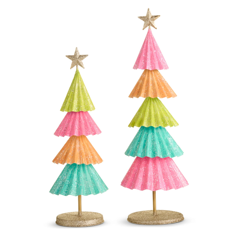 22.5" Multicolor Tree set