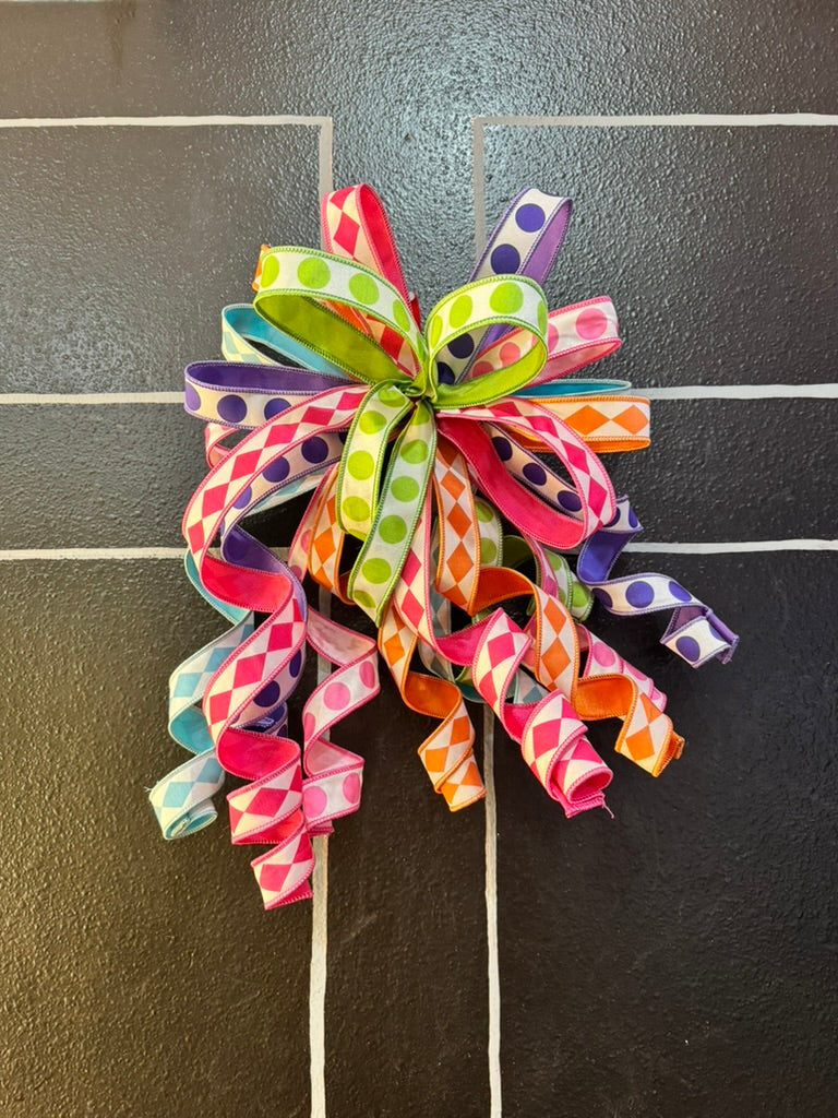 Purple Diamond 1"x 10Y Double Sided Wired Ribbon - Burlap and Bling Decor