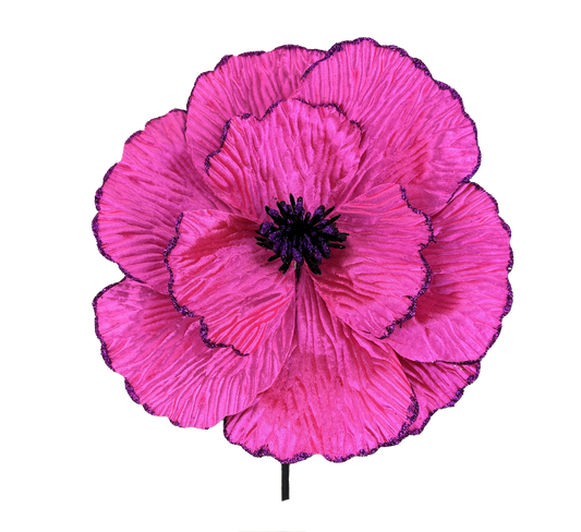 Hot Pink Fantasy Flower Pick 9"Diameter