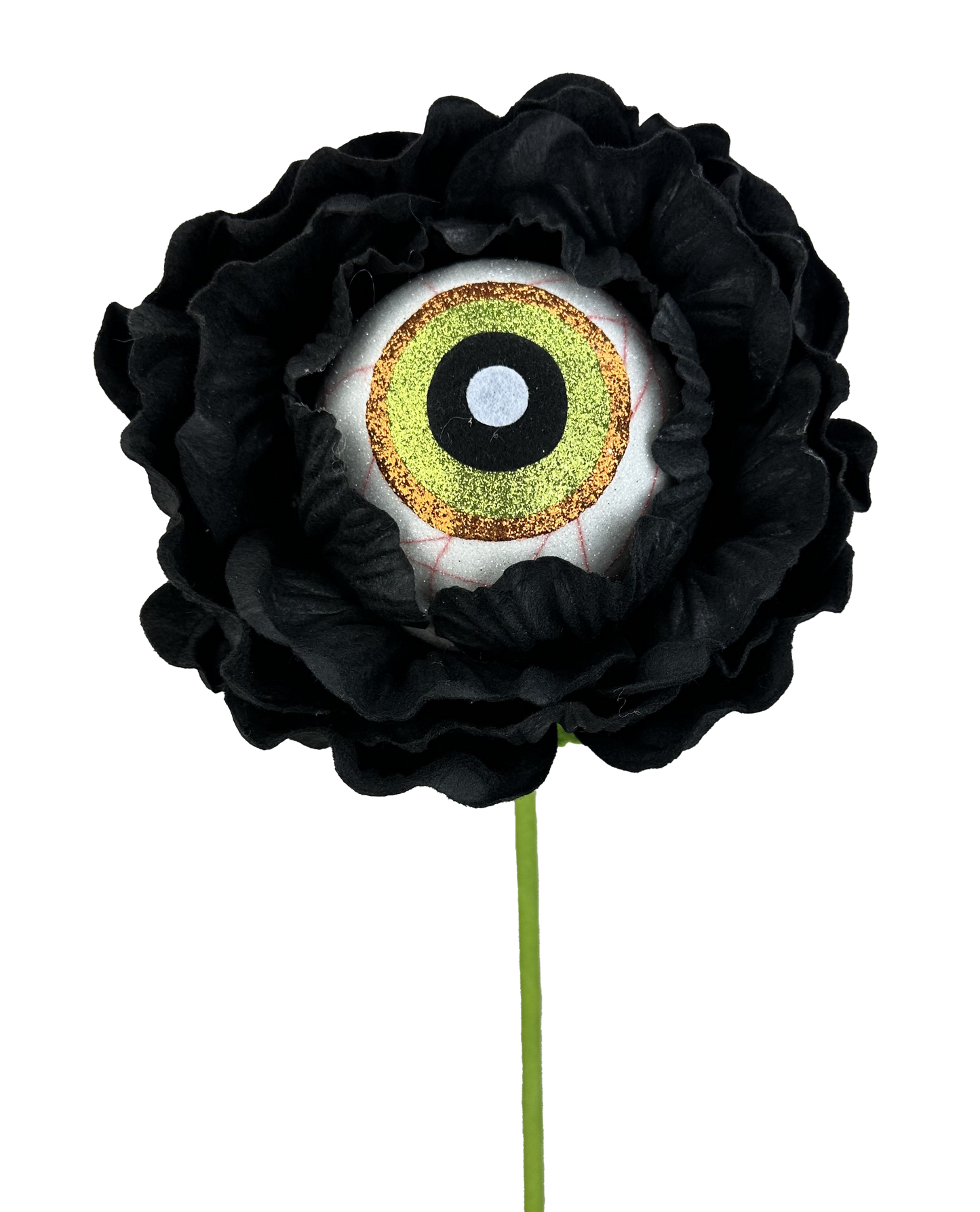 Black Eye Ball Flower 8"Diameter