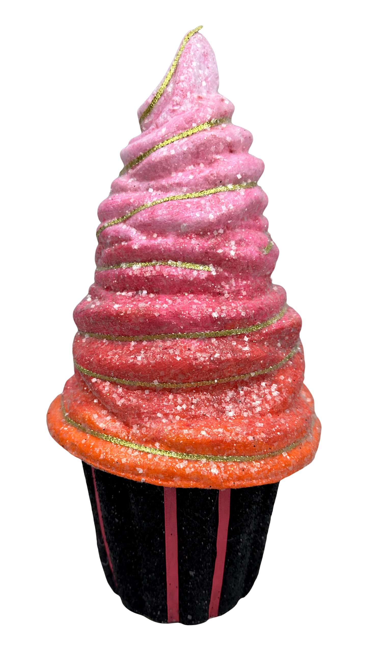 Pink/Orange Halloween Cupcake 13"