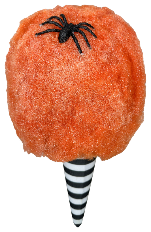 Orange Glitter CottonCandy 14" High x 8" Diameter