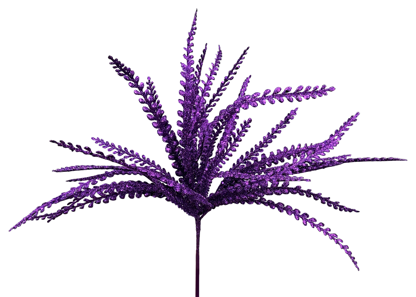 Purple Glitter Leaves Bush