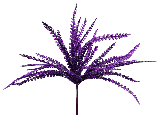 Purple Glitter Leaves Bush