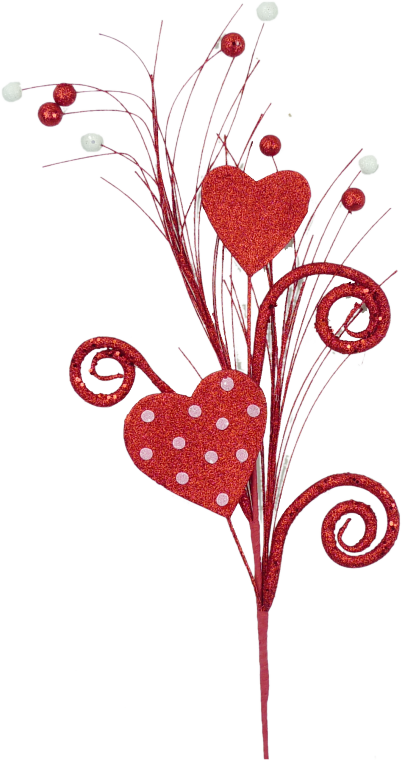 Heart Spray Red/Pink