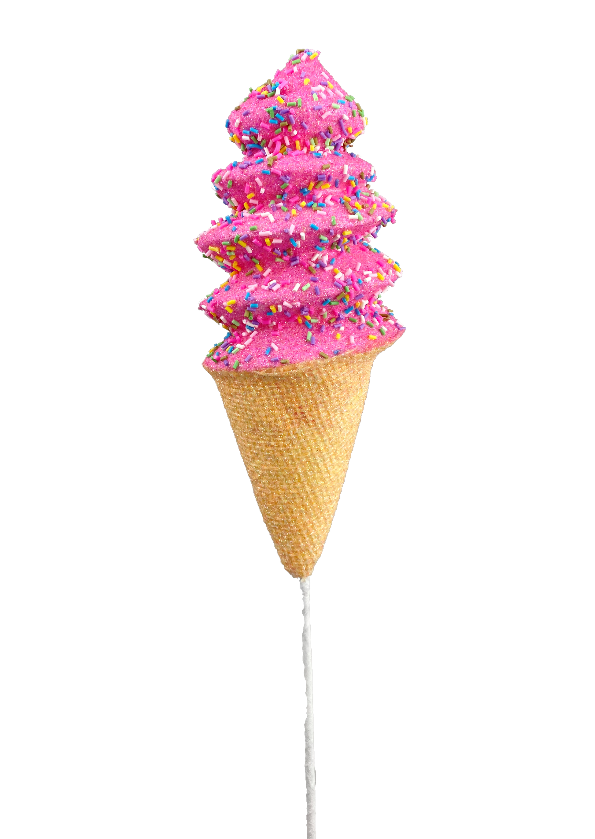 Sprinkle Ice Cream Pick H19 - Burlap and Bling Decor