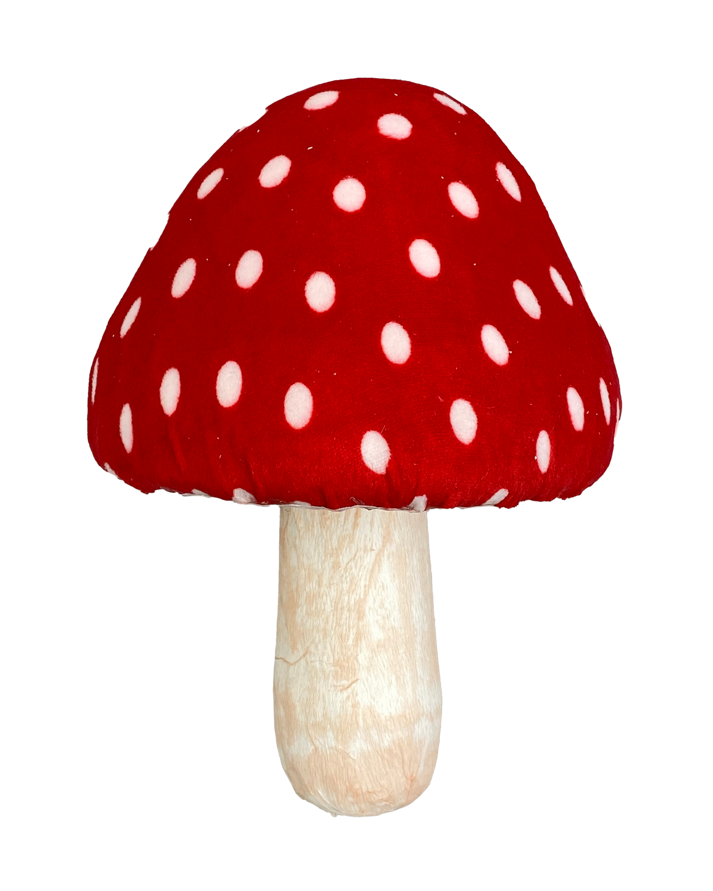 Polkadot Mushroom Pick H16xW5 - Burlap and Bling Decor
