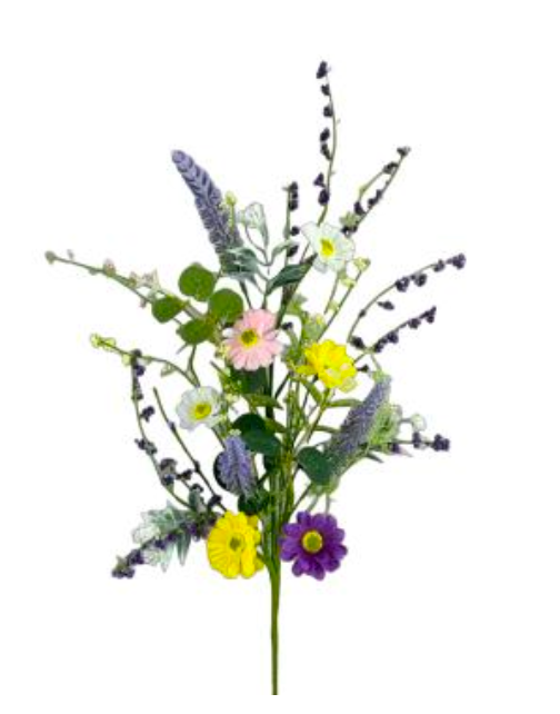 Daisy Spray pink,yellow, purple - Burlap and Bling Decor