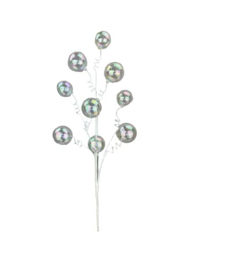 Iridescent Ball Spray H28 pink - Burlap and Bling Decor