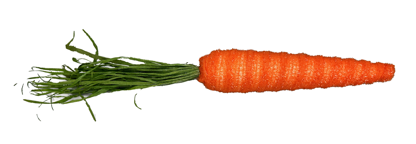 Orange Shimmer Carrot H15xDIA2 - Burlap and Bling Decor