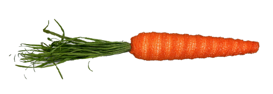 Orange Shimmer Carrot H15xDIA2 - Burlap and Bling Decor