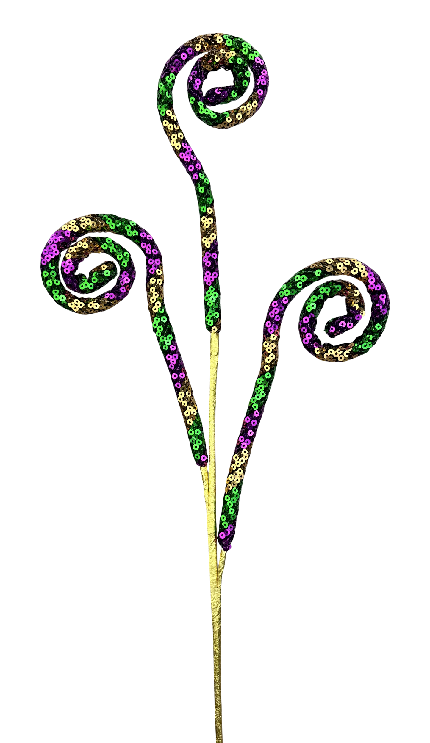 Sequin Spiral Spray H28 MG - Burlap and Bling Decor