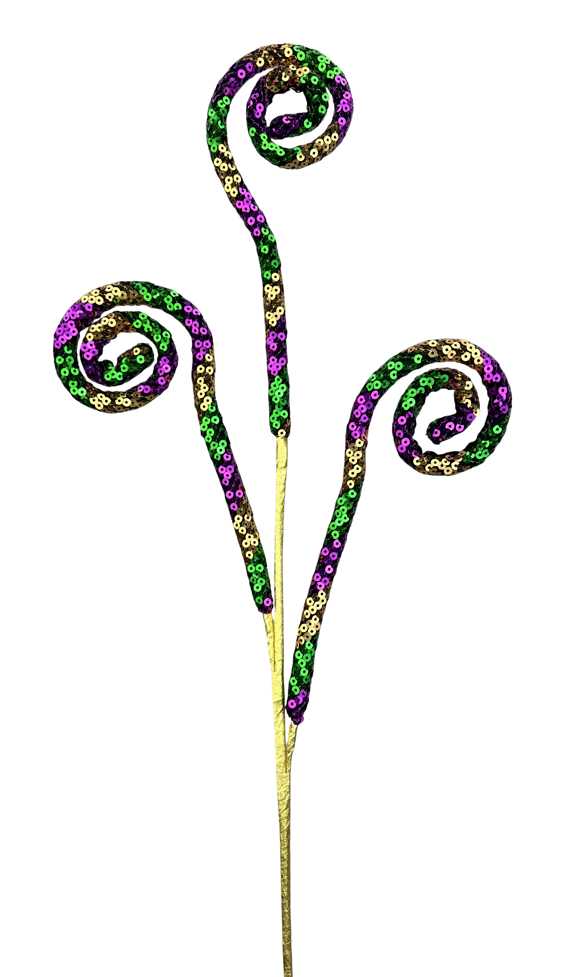 Sequin Spiral Spray H28 MG - Burlap and Bling Decor