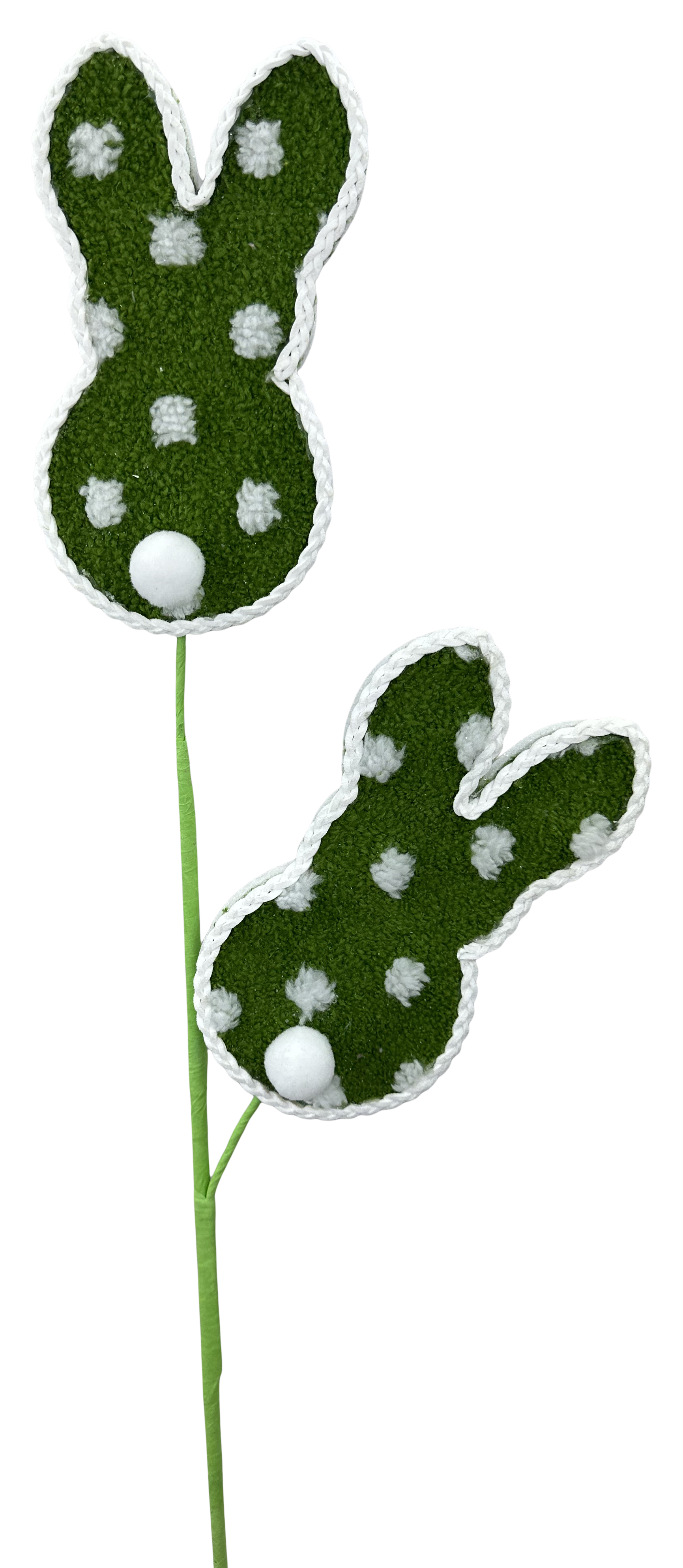 Polkadot Bunny Spray H29 green - Burlap and Bling Decor