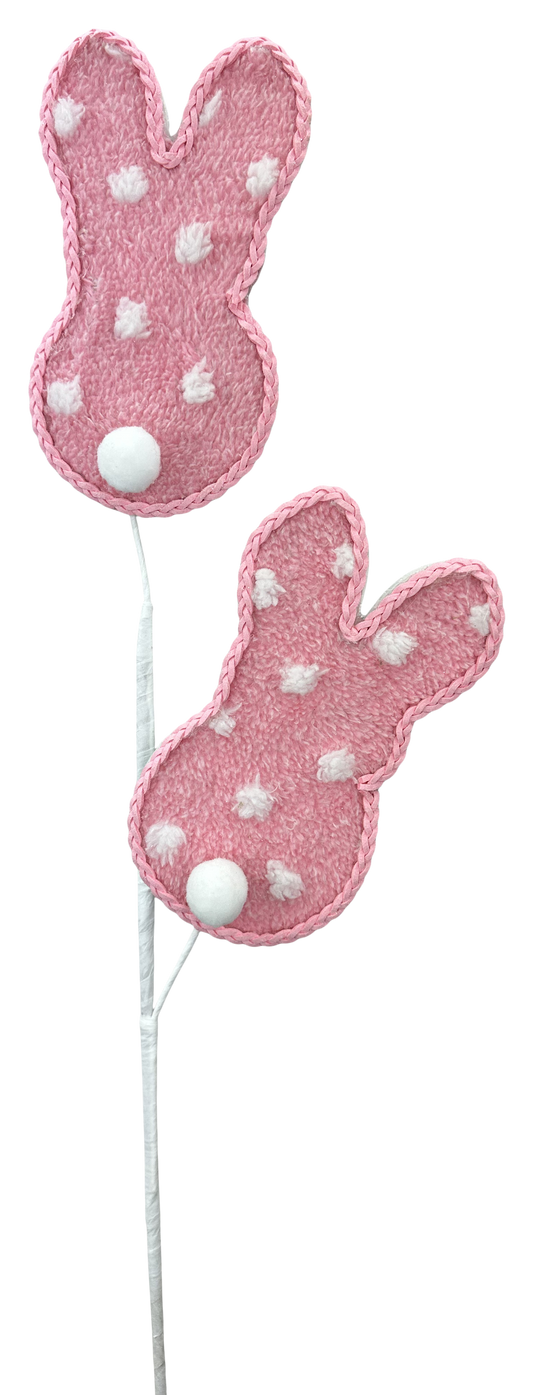 Polkadot Bunny Spray H29 pink - Burlap and Bling Decor