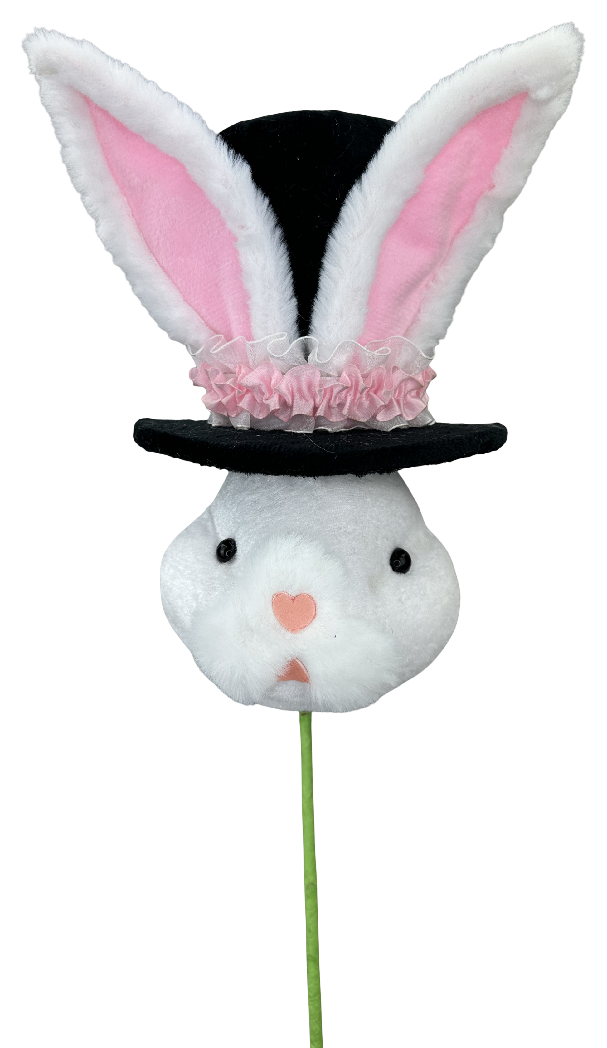 Bunny Top Hat Spray H21xW5.5xD3.5 black - Burlap and Bling Decor