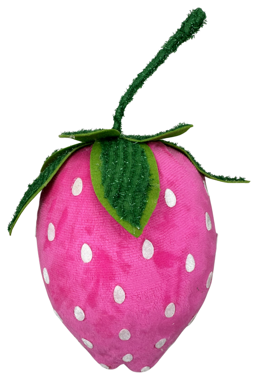 Pink Strawberry 11"x 5.5" - Burlap and Bling Decor