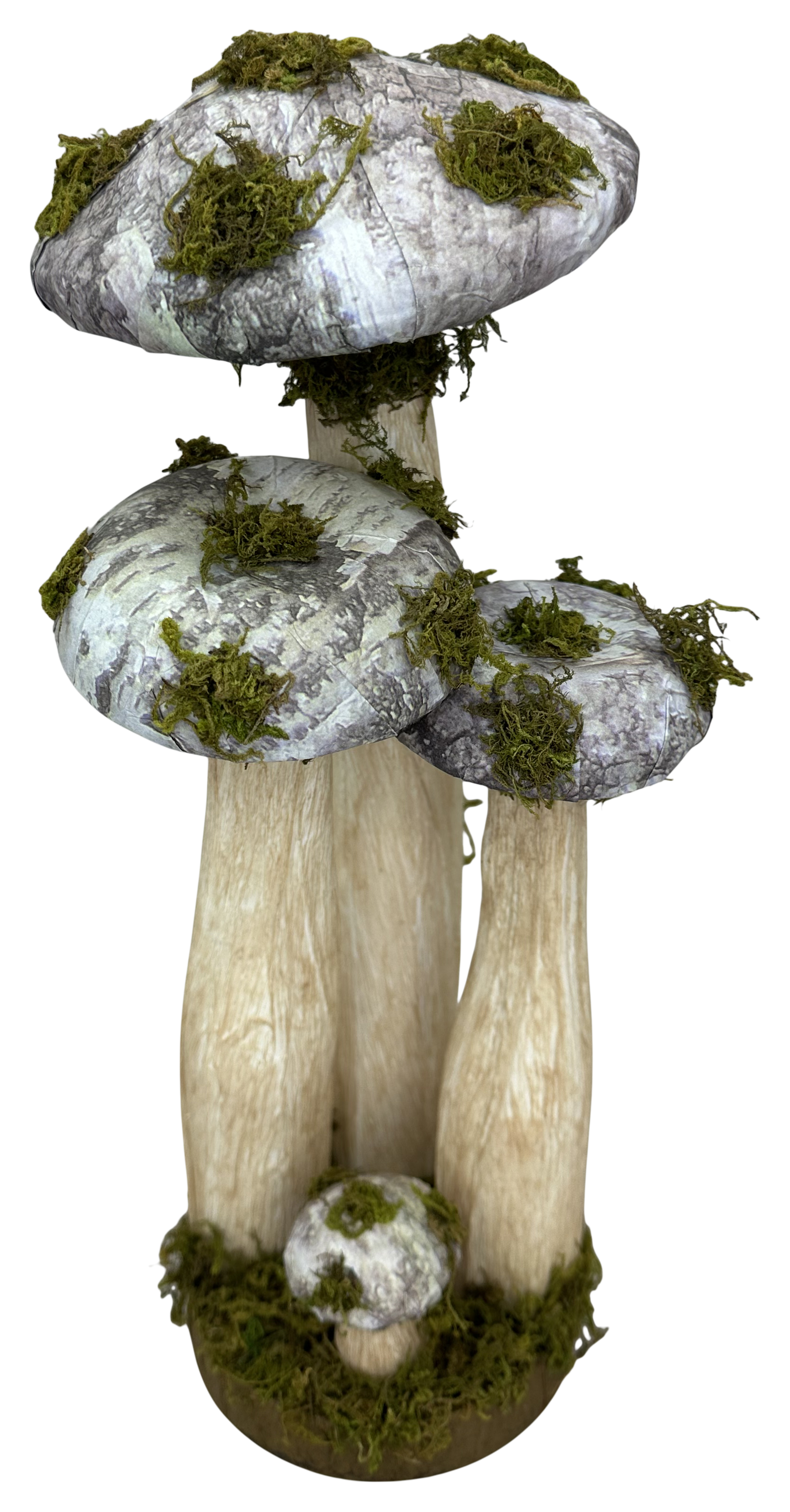 Sisal Natural Mushroom H12 - Burlap and Bling Decor