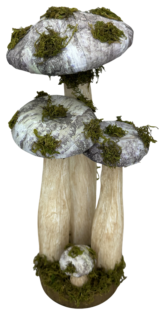 Sisal Natural Mushroom H12 - Burlap and Bling Decor