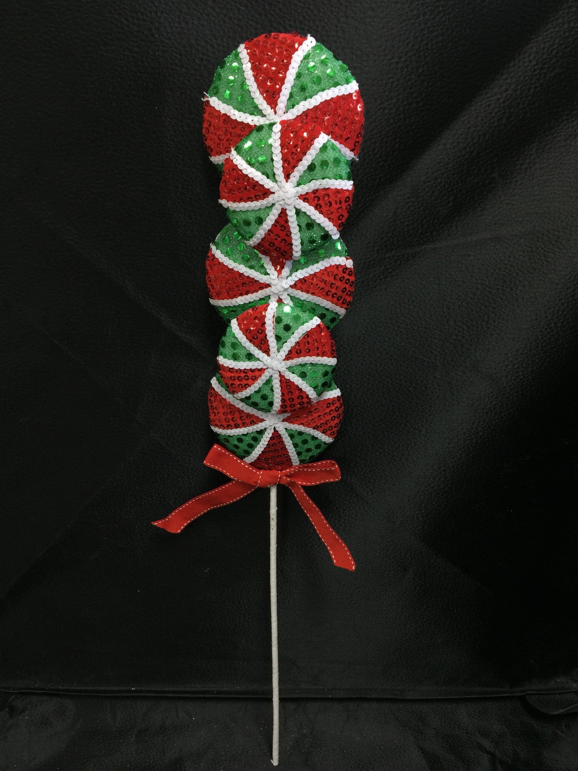 Giant  Lollipop Sequin Spray - Burlap and Bling Decor