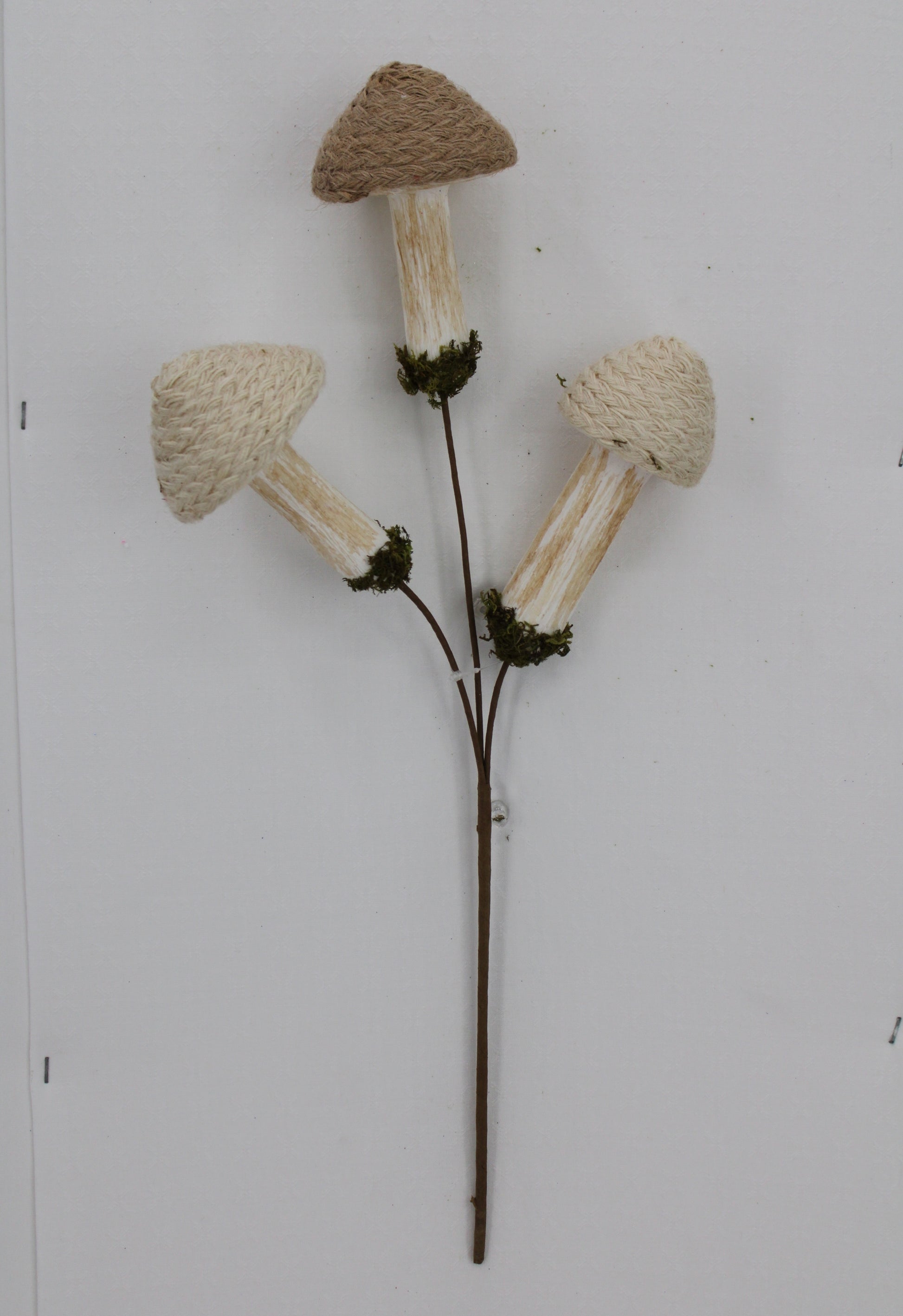18 IN MUSHROOM PICK - Burlap and Bling Decor