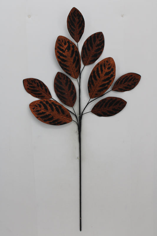 32" COPPER MAGNOLIA LEAF SPRAY