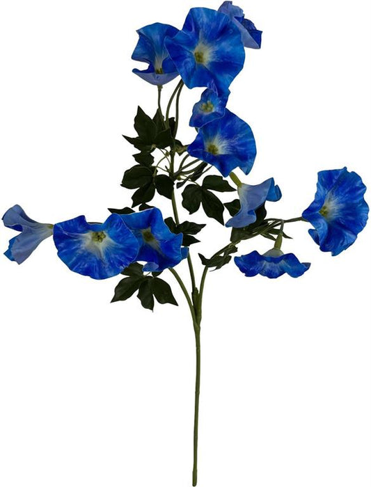 MORNING GLORY SPRAY, BLUE - Burlap and Bling Decor