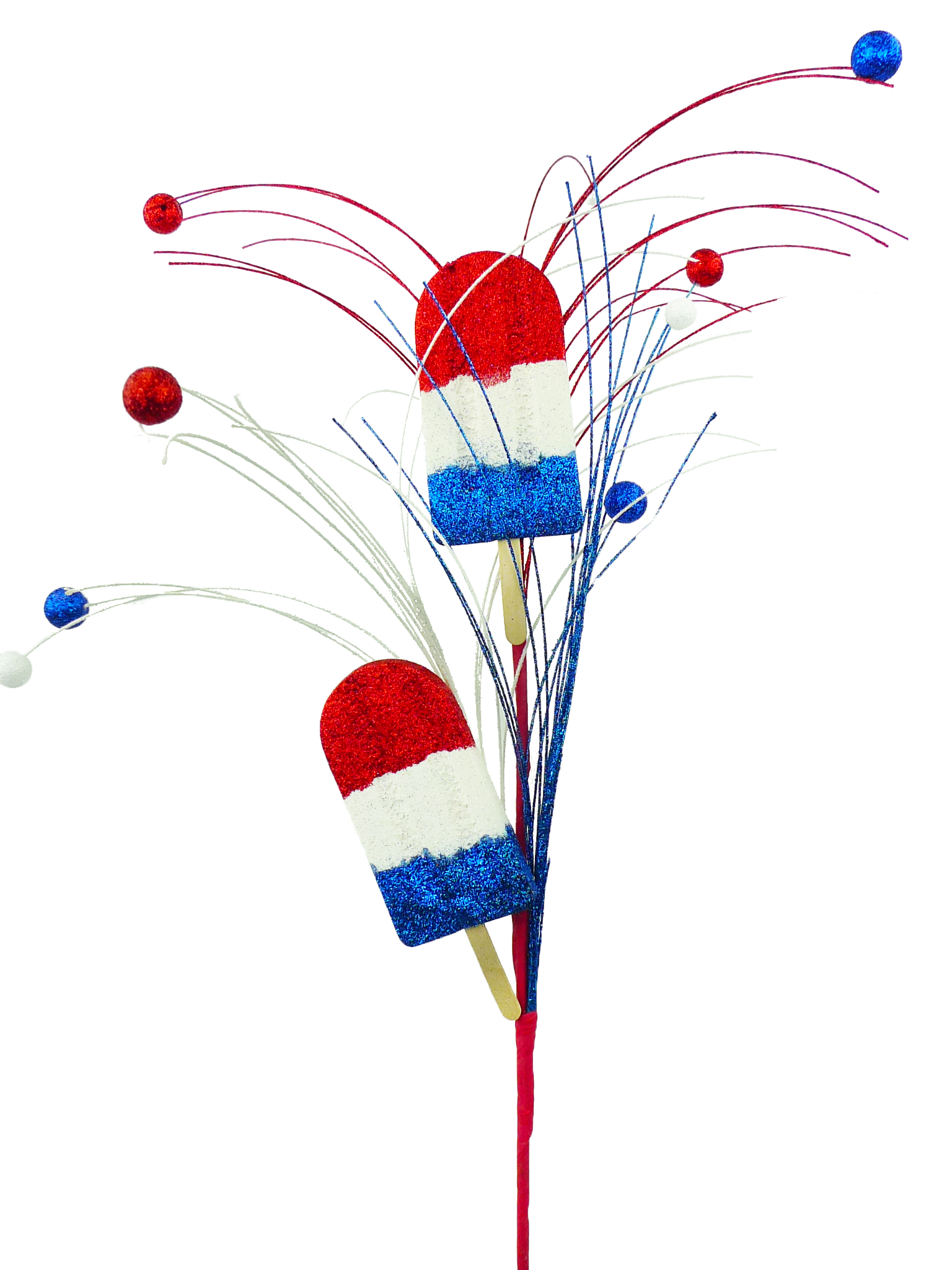 Popsicle Spray H28 RWB - Burlap and Bling Decor