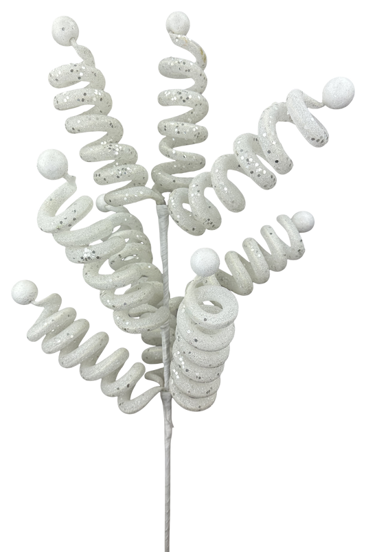 Curly Ball Spray White