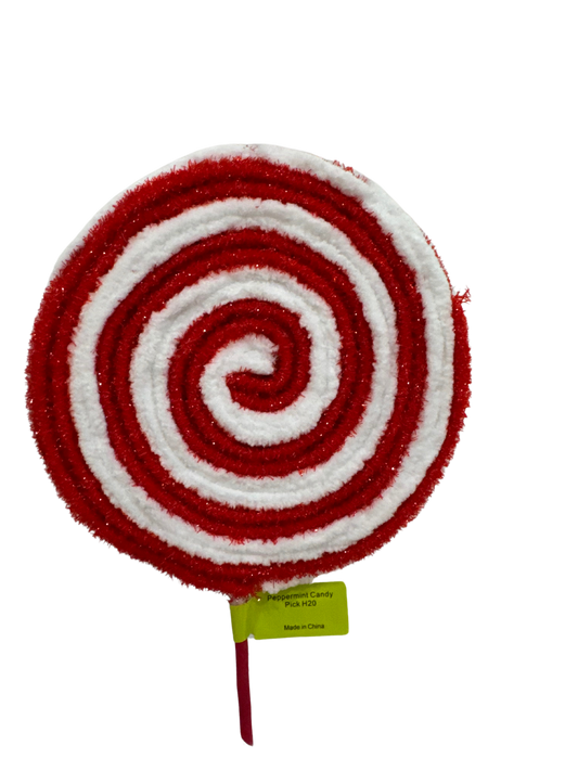 Peppermint Candy Pick H20 red/white