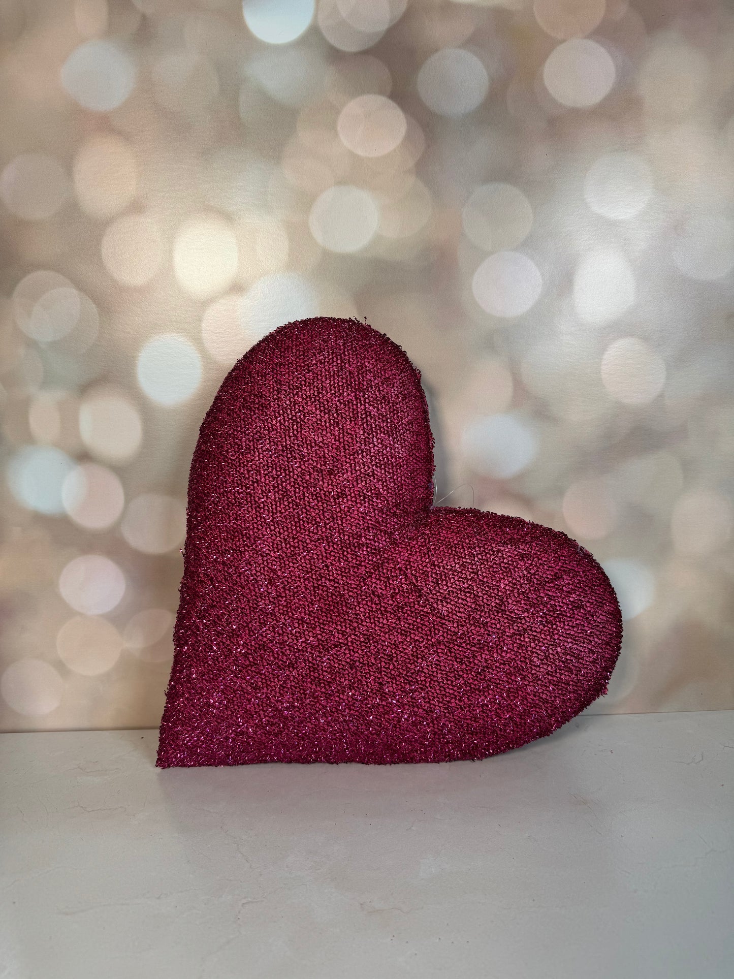 BERRY COLOR HANGING HEART 3 different sizes to choose from